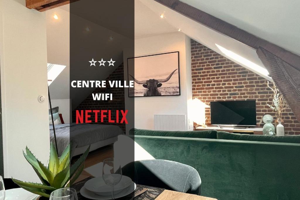 Downtown Loft - Centre Ville - Wifi - Netflix 아미앵 외부 사진